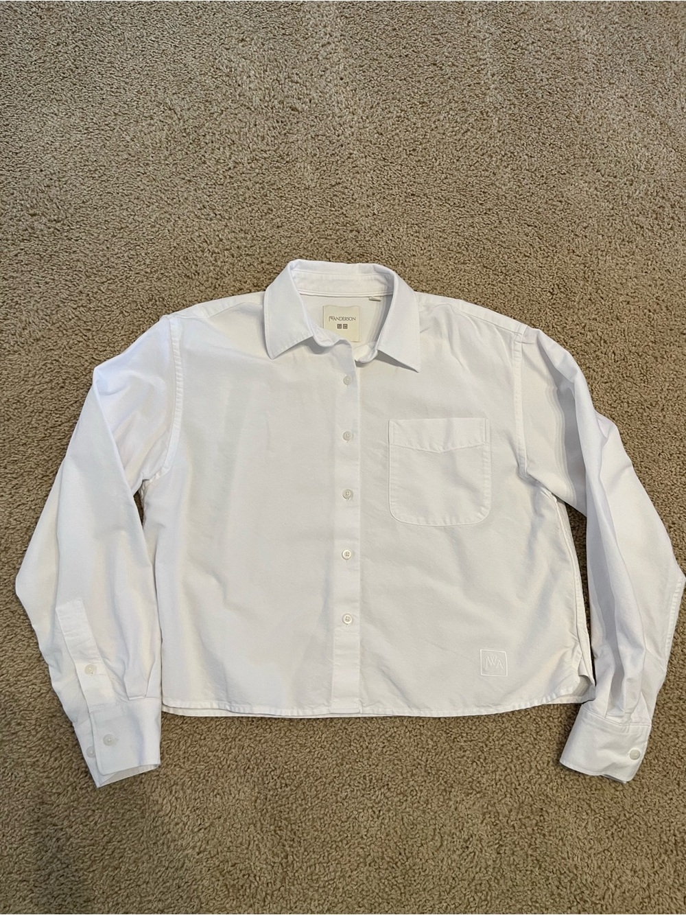 Uniqlo x JW Anderson Oxford Boxy Cropped Shirt